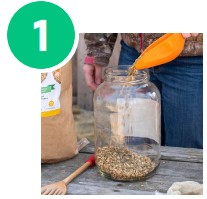 Grubbly Farms Fermenting Chicken Feed - overview 1