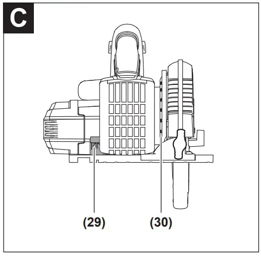 Setting the cutting depth