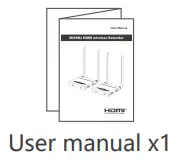 IOGEAR H22071 4K 60Hz HDMI Wireless Extender - Package Contents 1