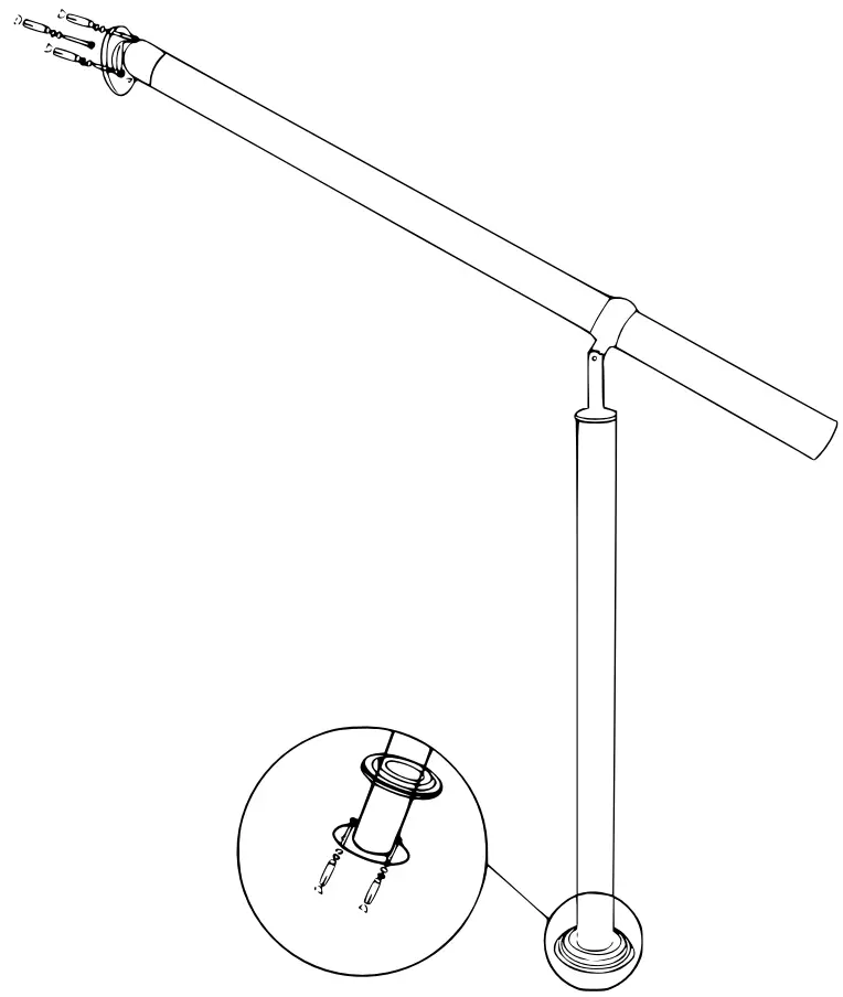 XPOtool 60587 Handrail Railing - Assembly