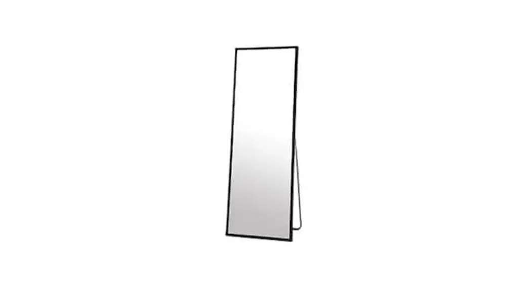 The Home Depot Sxb227716 Rectangle Framed Black Freestanding Floor Full-length Mirror Installation Guide