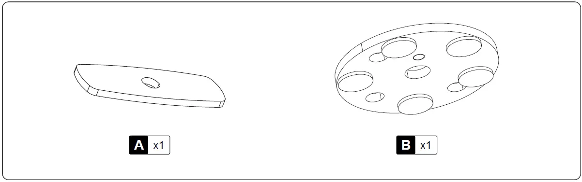 RICOO-TS3911-Table-Hole-Mounting-Kit-for-Table-Mount-FIG-1