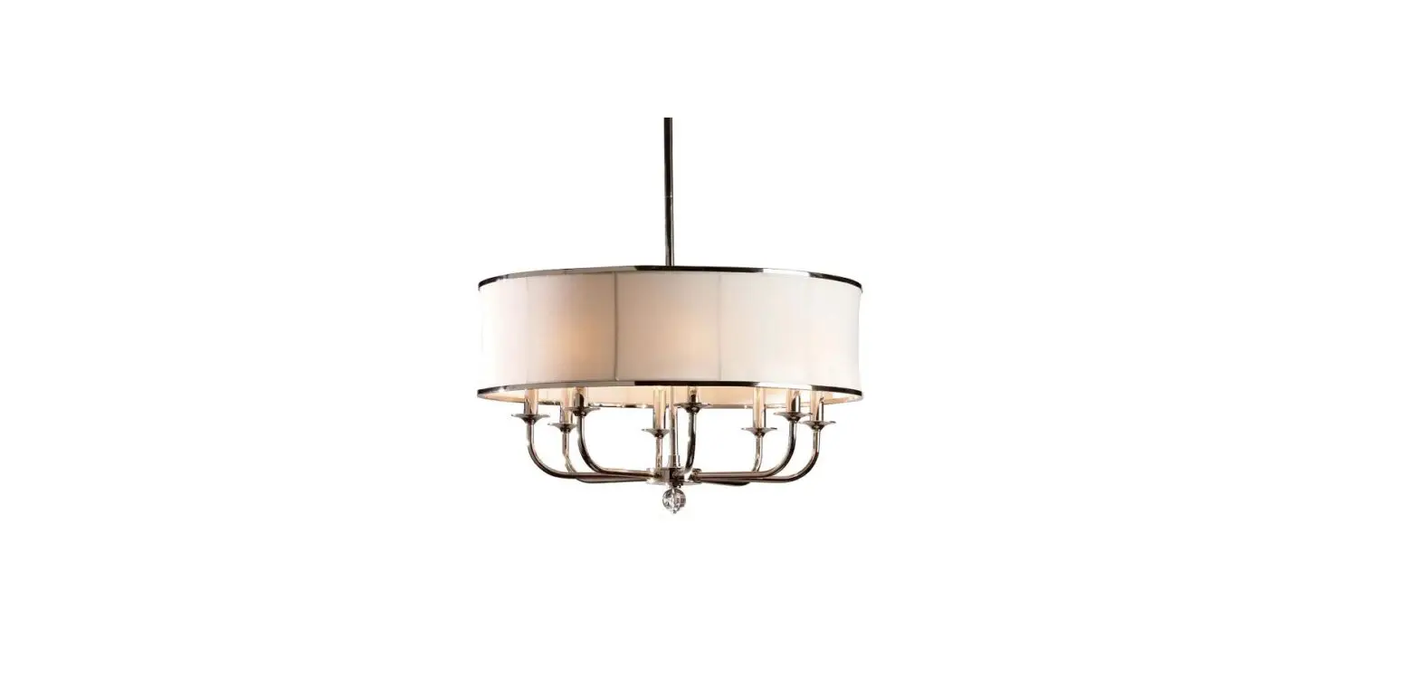 Ethan Allen 093699 Zoe Eight-light Nickel Chandelier Instruction Manual