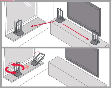 ONE FOR ALL SV9460 Amplified Indoor TV Antenna - FINE TUNING