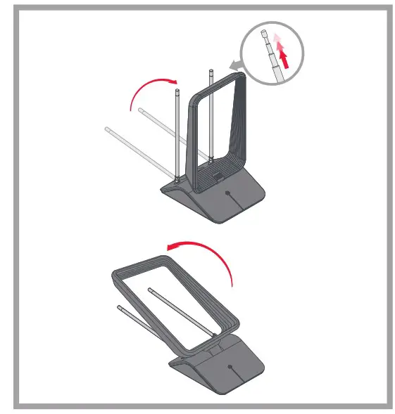 ONE FOR ALL SV9460 Amplified Indoor TV Antenna - THE ANTENNA1