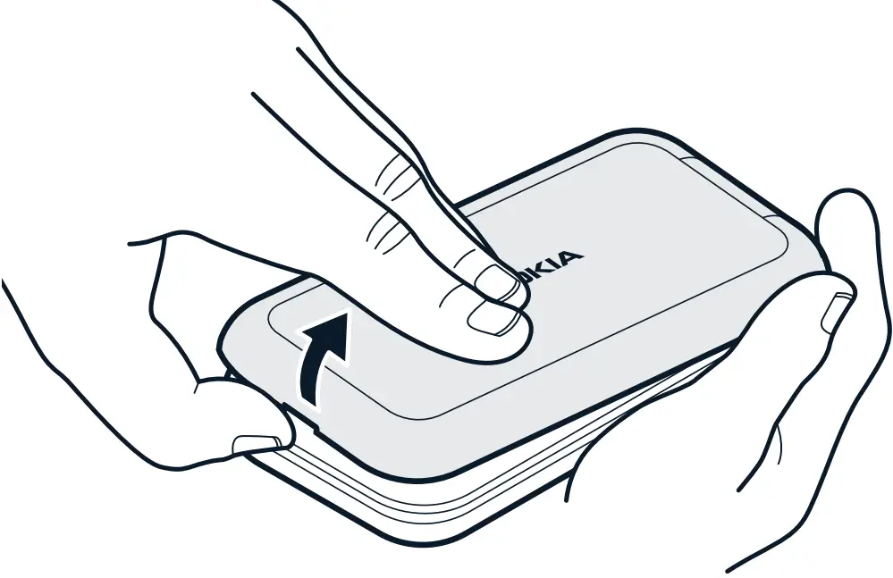 Insert the SIM and memory card