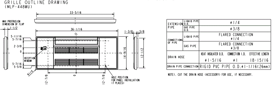 MITSUBISHI-MLZ-KY06NA-6,000-EZ-FIT-Recessed-Ceiling-Cassette-Indoor-Unit-fig-2