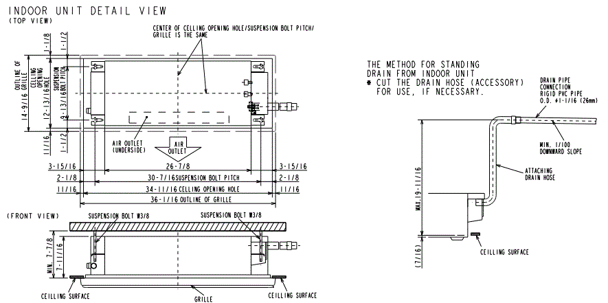 MITSUBISHI-MLZ-KY06NA-6,000-EZ-FIT-Recessed-Ceiling-Cassette-Indoor-Unit-fig-3