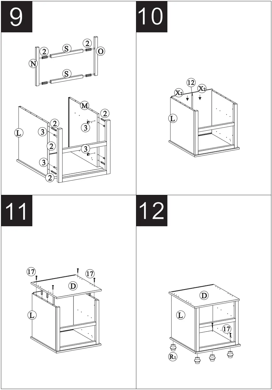 Modern Luxe L WF299284AAK Tall Storage Cabinet with Two Drawers for Bathroom Office - fig 5
