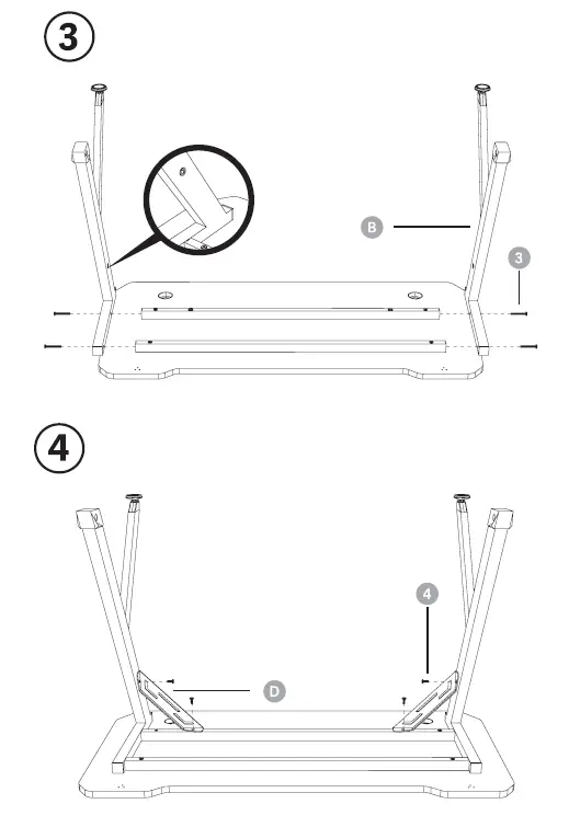 OVERSTEEL Vitallium Gaming Desk RGB Black Table 3