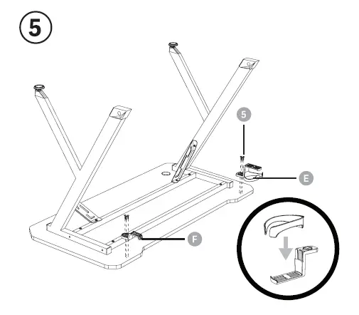 OVERSTEEL Vitallium Gaming Desk RGB Black Table 4