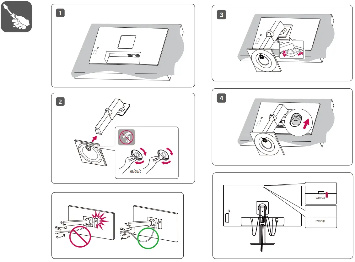 LG 27BQ75QC LED LCD Monitor - Fig 2