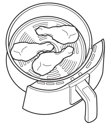 NINJA AF100EU Hot Air Fryer - Add ingredients1