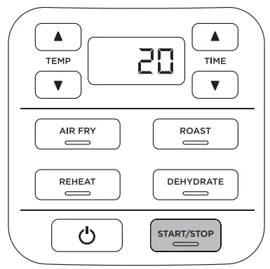 NINJA AF100EU Hot Air Fryer - begin cooking