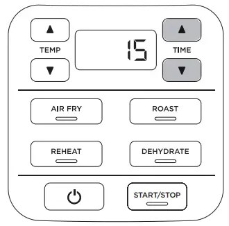 NINJA AF100EU Hot Air Fryer - cook time1