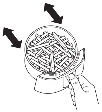 NINJA AF100EU Hot Air Fryer - cooking