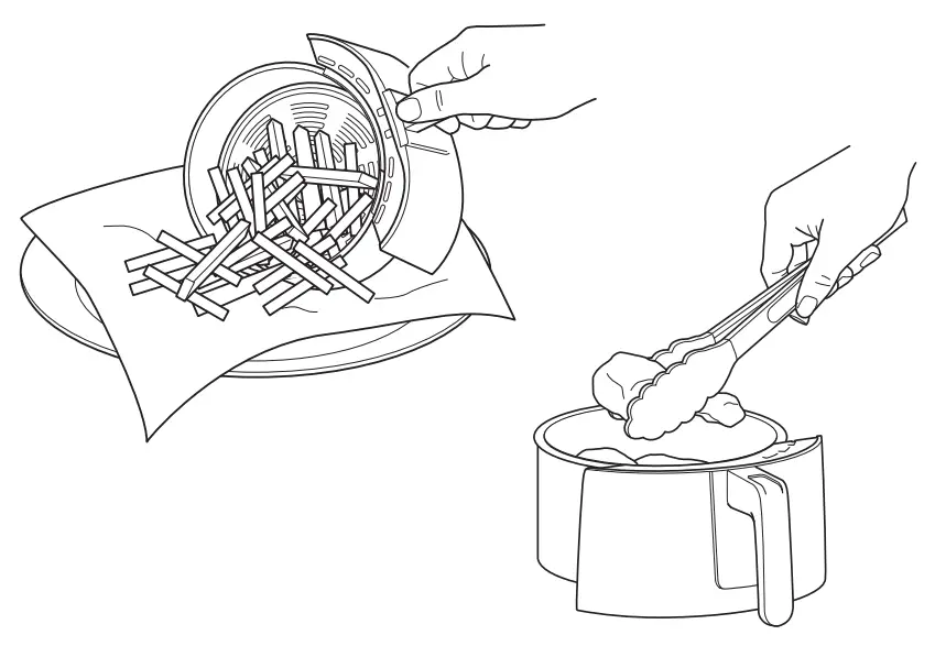 NINJA AF100EU Hot Air Fryer - gloves or silicone1