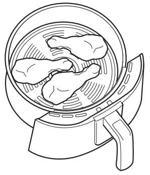 NINJA AF100EU Hot Air Fryer - ingredients