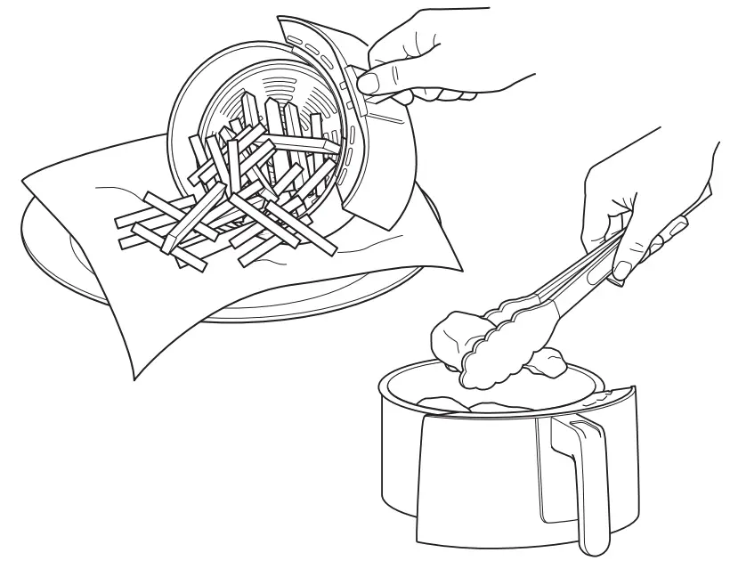 NINJA AF100EU Hot Air Fryer - utensils