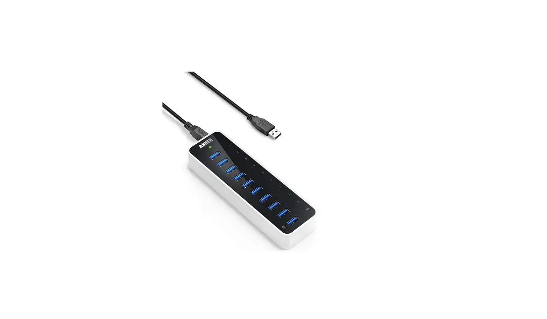 Anker ‎ak-68anhub-b10a 10-ports Usb 3.0 Data Hub User Manual