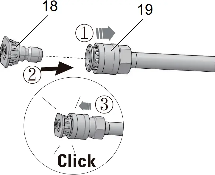 GPW3001CO - CHANGE THE SPRAY TIP