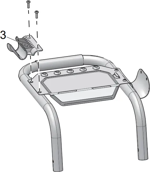 GPW3001CO - INSTALL THE SPRAY GUN HOLDER