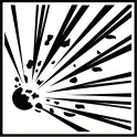 Risk of explosive Symbol