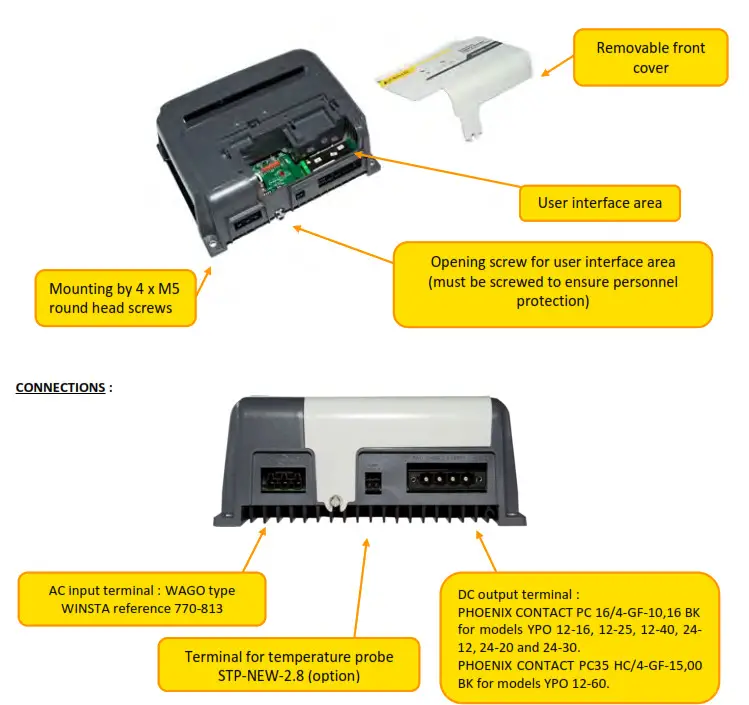 CRISTEC YPOWER 12V 16A Battery Chargers - fig