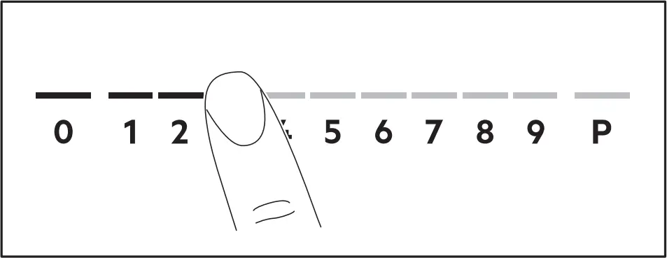 Electrolux EIV84550 - Heat setting