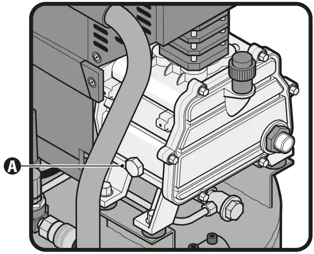 TRUPER COMP 80LV Vertical Lubricated Air Compressor - Oil change