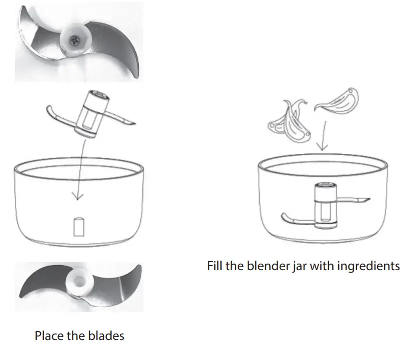PowerPac PPCP413 100ML Portable Food Processor - Fig 2