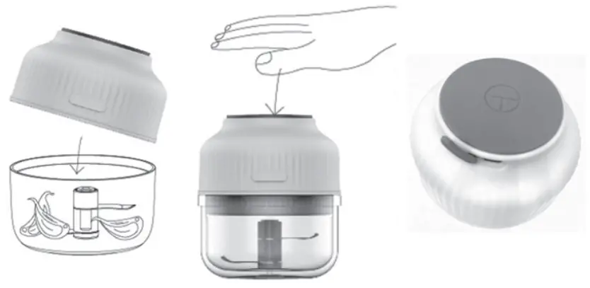 PowerPac PPCP413 100ML Portable Food Processor - Fig 4