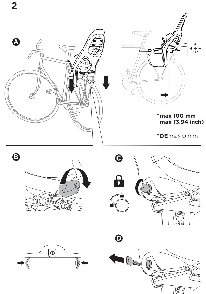 THULE 120212XX Yepp 2 Maxi Rack Mount - fig 7