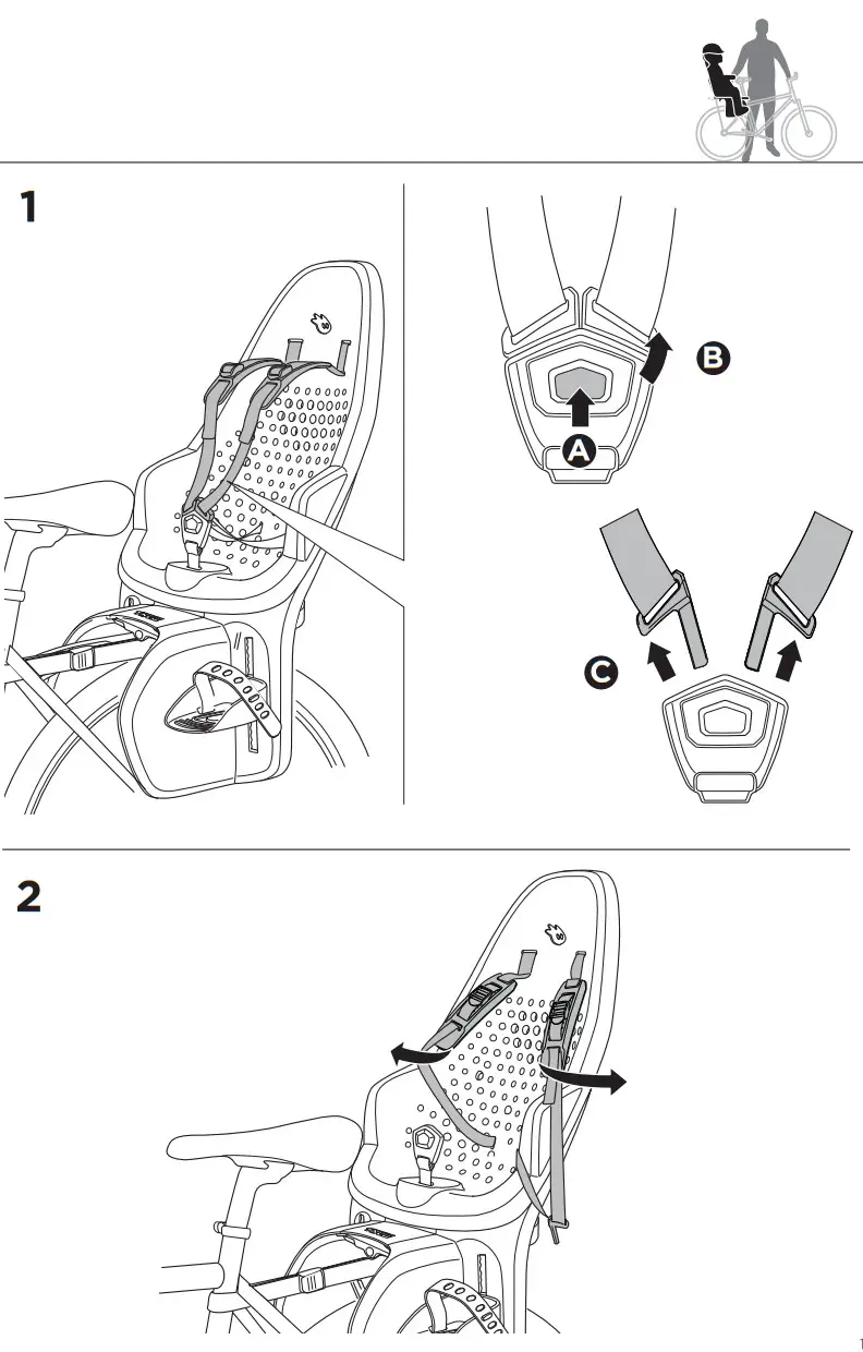 THULE 120212XX Yepp 2 Maxi Rack Mount - fig 8