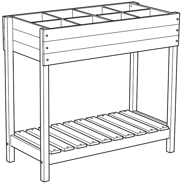 IKEA 805.190.79 HATTHOLMEN Plant Stand