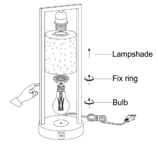 Brightever T0376-QI-BK-B-27 Wireless Charging Touch Control Desk Lamps Set of 2 fig-3