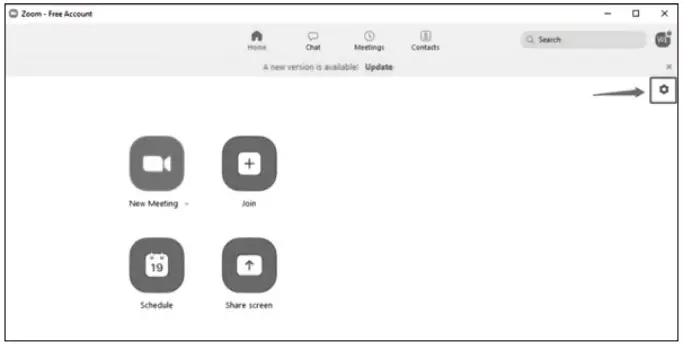 AUSDOM AF640 4K UHD WebCam - settings icon