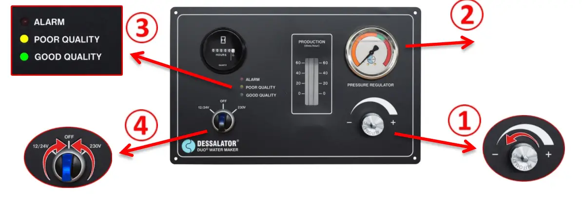 DESSALATOR DUO AUTO-60 Fully Automatic Marine Watermaker - fig16