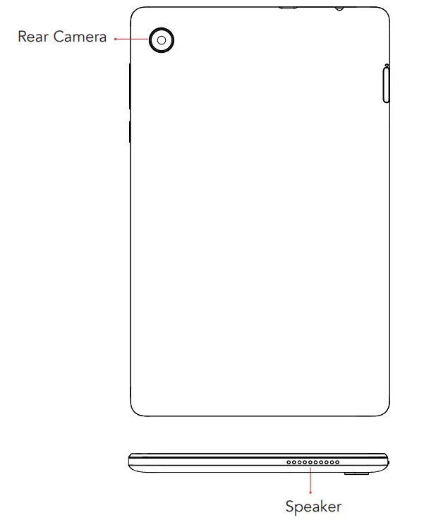 TCL TAB 8 Plus Smart Tablet - Rear Camera