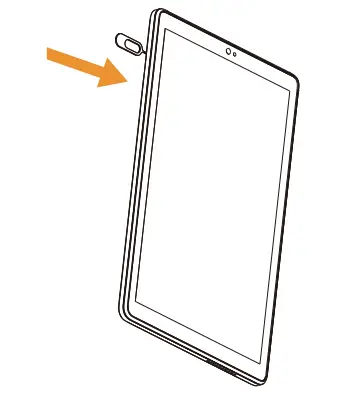 TCL TAB 8 Plus Smart Tablet - SIM card