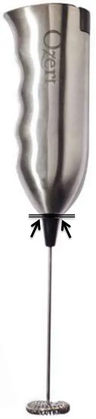 Ozeri OZMF1 2 Speed Milk Frother - Changing the Milk Frother