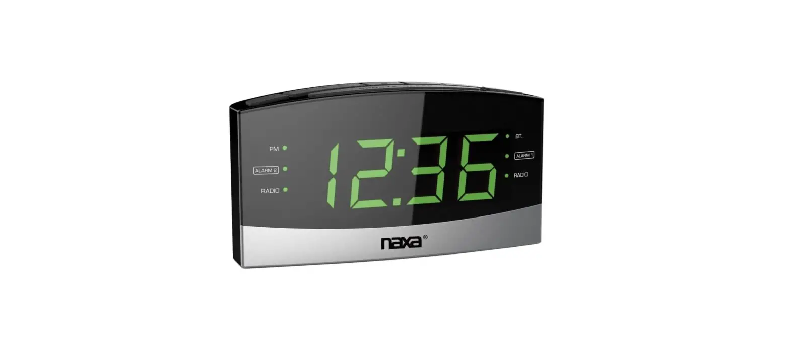 Naxa Nrc-181 Bluetooth Dual Alarm Clock Instruction Manual