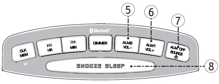 Naxa NRC-181 Bluetooth Dual Alarm Clock-fig- (8)