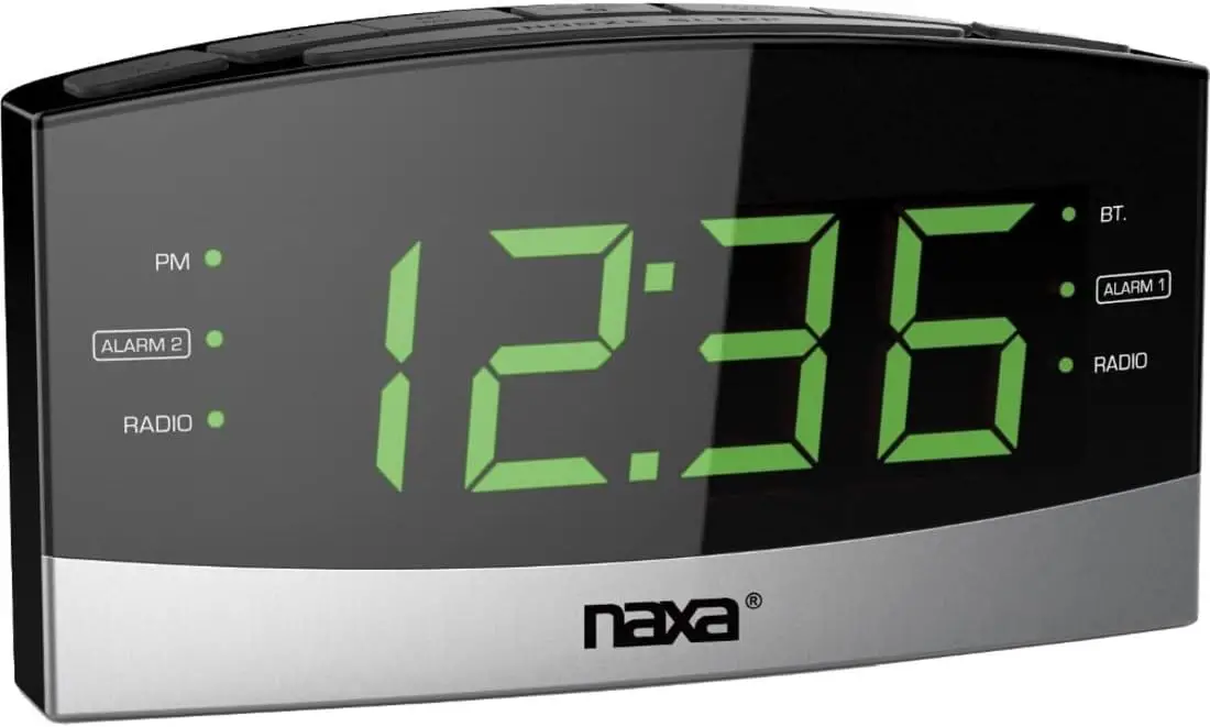 Naxa NRC-181 Bluetooth Dual Alarm Clock-product