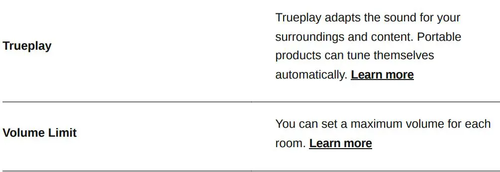 SONOS Roam SL Portable WiFi and Bluetooth Speaker User Manual - Product settings