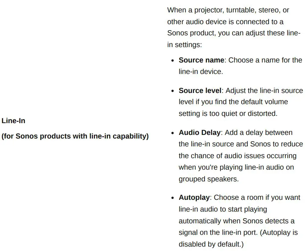 SONOS Roam SL Portable WiFi and Bluetooth Speaker User Manual - Product settings