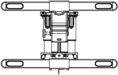 SANUS VODLF125 Large Outdoor TV Wall Mount B7