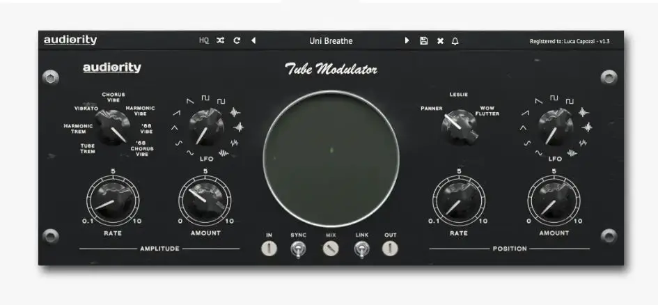 Audiority Aax Tube Modulator User Manual Audiority Aax Tube Modulator User Manual