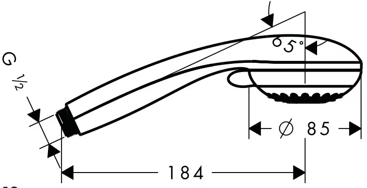 hansgrohe Crometta 85 Hand Showers - fig 5