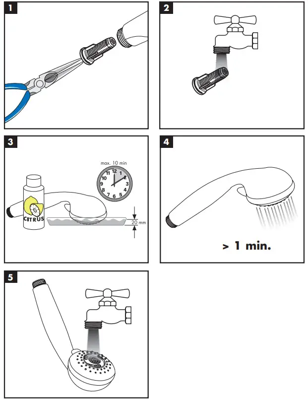 hansgrohe Crometta 85 Hand Showers - fig 7